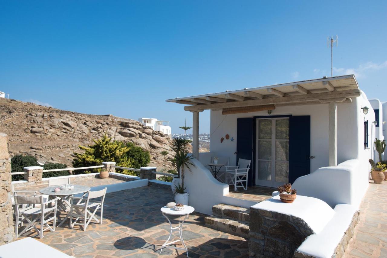 Yalos Mykonos Ornos Pouli Private Apartments W Shared Swimming Pool Mykonos Town Zewnętrze zdjęcie