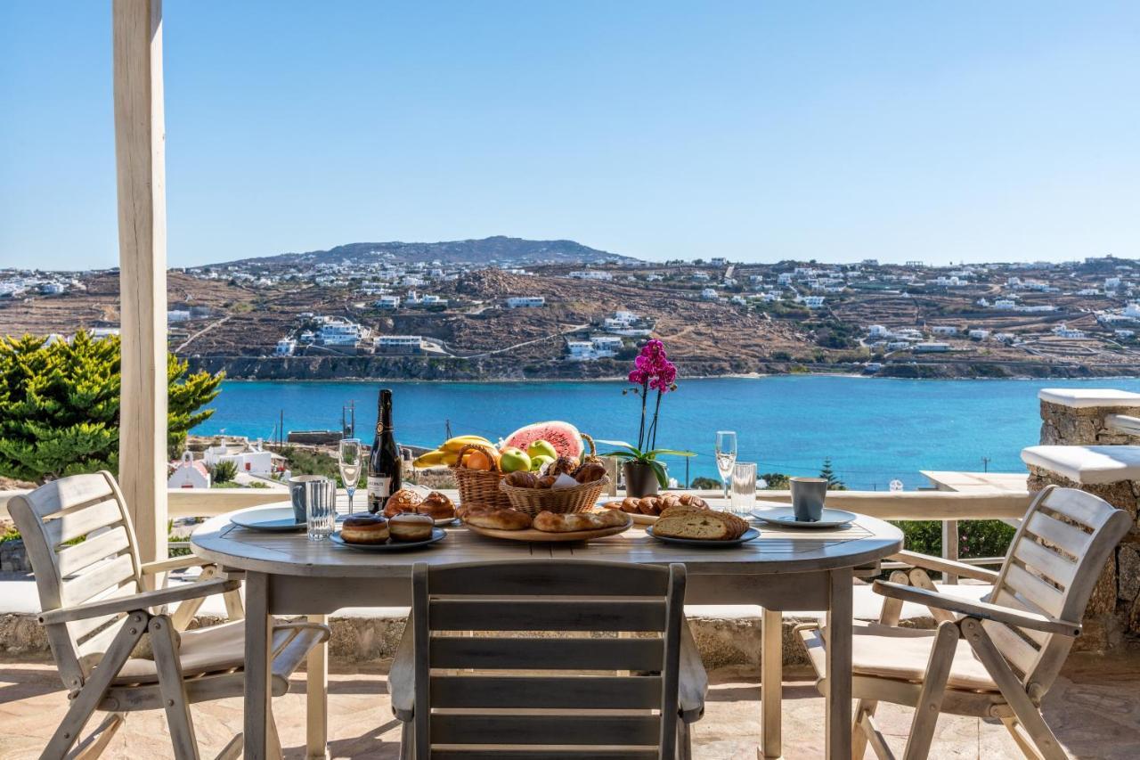 Yalos Mykonos Ornos Pouli Private Apartments W Shared Swimming Pool Mykonos Town Zewnętrze zdjęcie