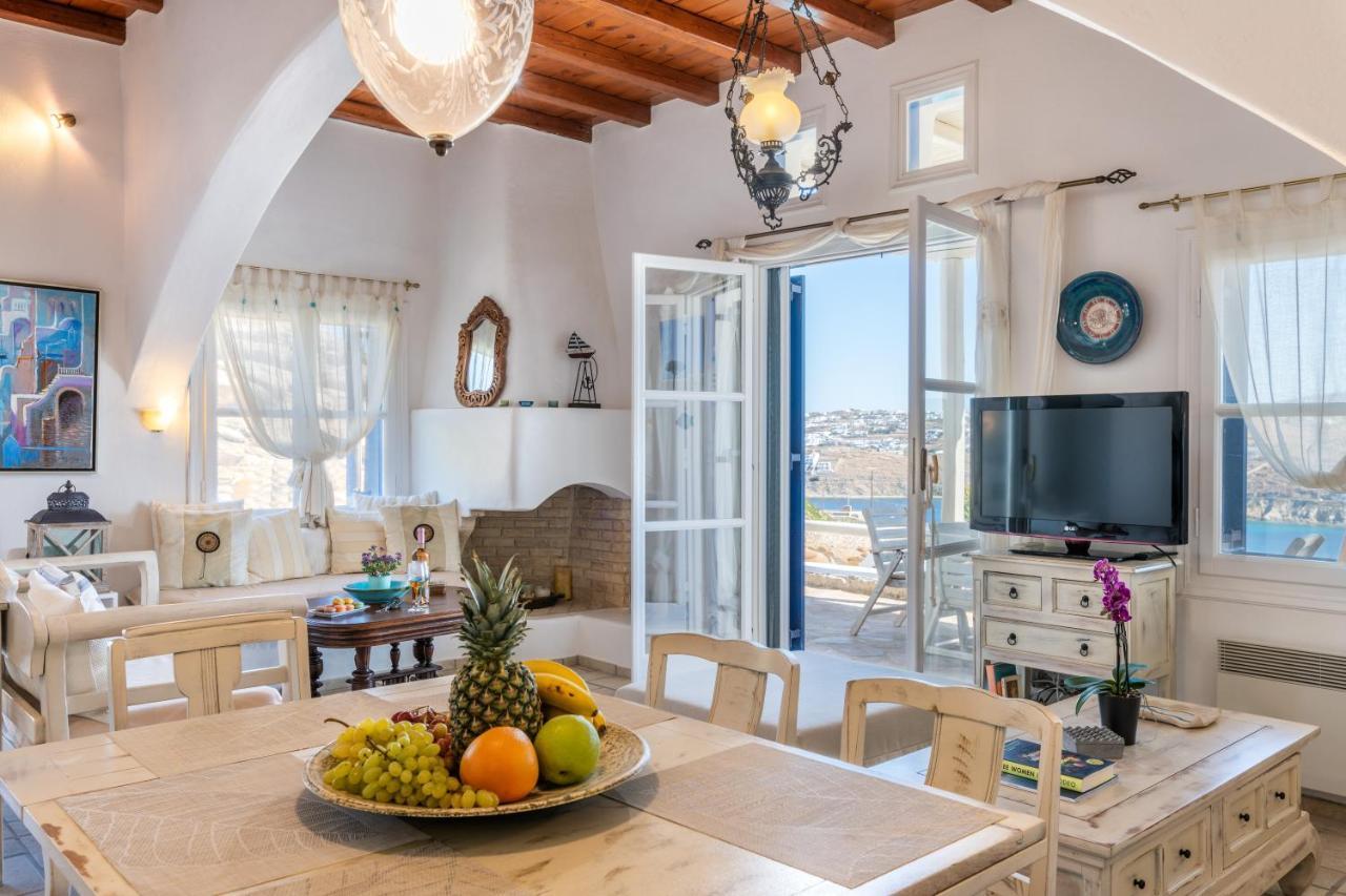 Yalos Mykonos Ornos Pouli Private Apartments W Shared Swimming Pool Mykonos Town Zewnętrze zdjęcie