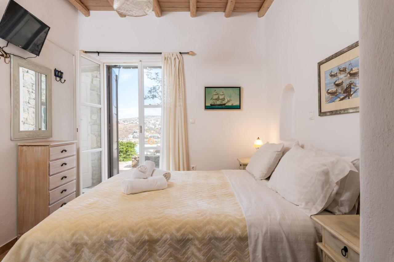 Yalos Mykonos Ornos Pouli Private Apartments W Shared Swimming Pool Mykonos Town Zewnętrze zdjęcie