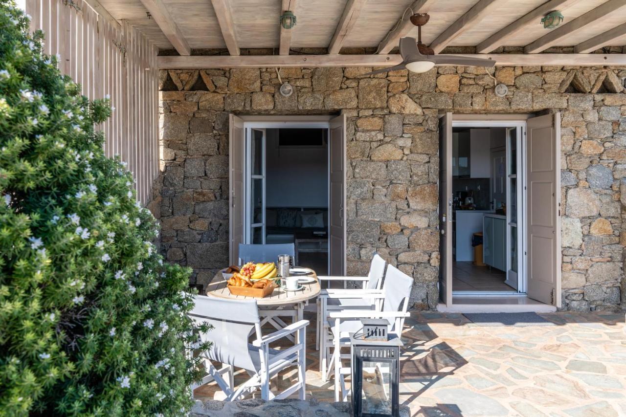 Yalos Mykonos Ornos Pouli Private Apartments W Shared Swimming Pool Mykonos Town Zewnętrze zdjęcie