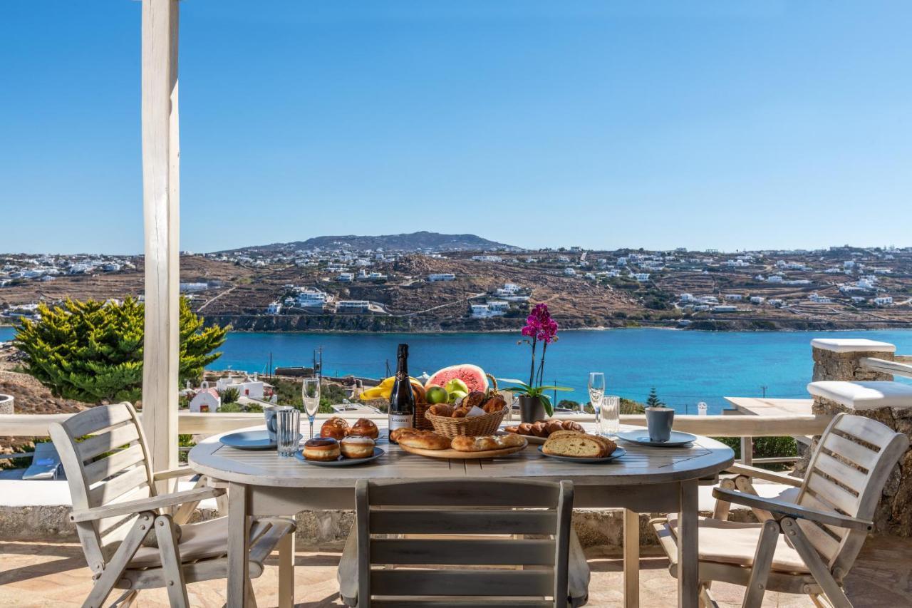 Yalos Mykonos Ornos Pouli Private Apartments W Shared Swimming Pool Mykonos Town Zewnętrze zdjęcie