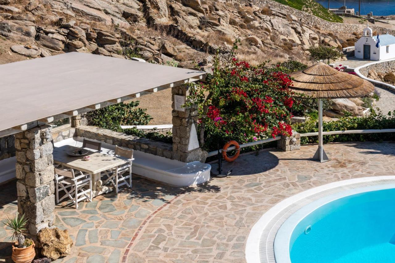 Yalos Mykonos Ornos Pouli Private Apartments W Shared Swimming Pool Mykonos Town Zewnętrze zdjęcie