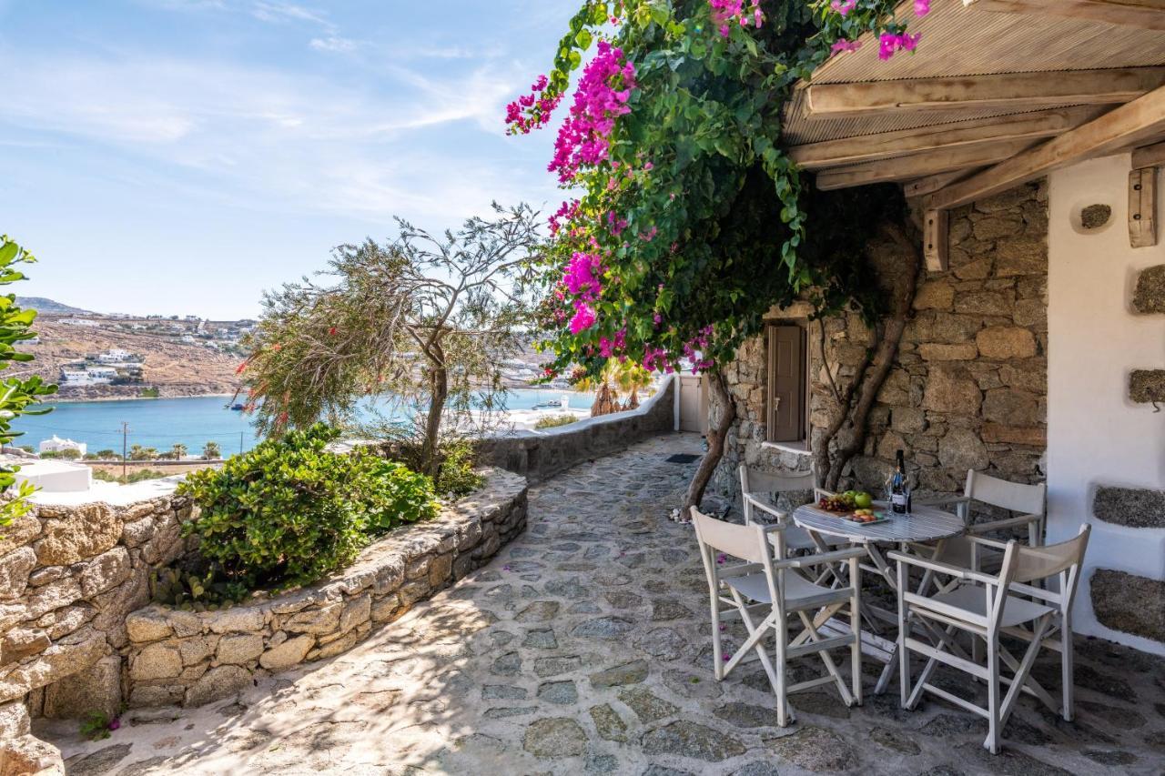 Yalos Mykonos Ornos Pouli Private Apartments W Shared Swimming Pool Mykonos Town Zewnętrze zdjęcie